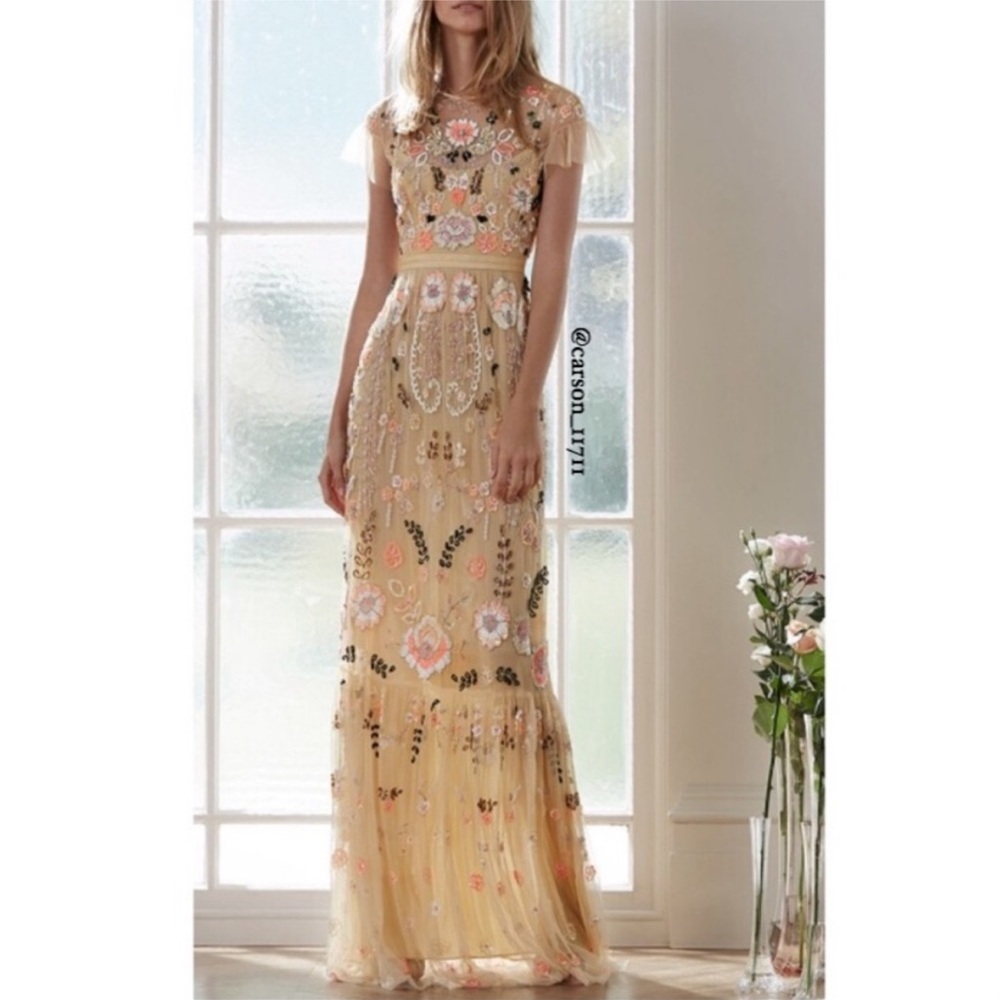Needle & Thread Cluster Gown US8
